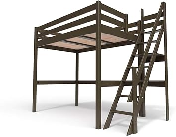 Abc Meubles Hochbett Sylvia Mit Treppe 1130 Wenge 120x200 Amazon De Kuche Haushalt