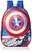 Marvel Boys Captain America Molded Shield 16In Backpack, Blue, One Size