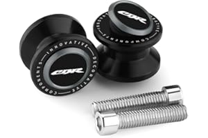 GOXMOTO Motorcycle Swingarm Spools Sliders Rear Stand Frame Sliders Compatible with H.onda CBR600RR CBR1000RR 2003-2022 2023 2024 2025 CBR 600RR 1000RR CBR600 F2 F3 F4 Accessories (Gray)