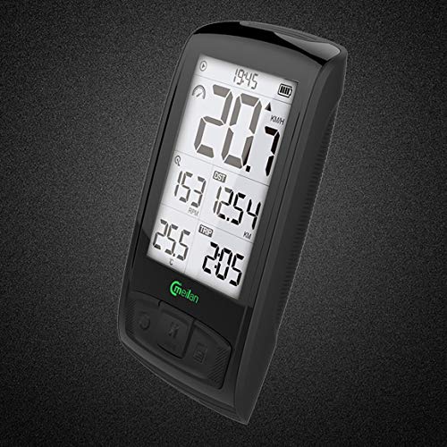 Meilan M4 Bike Tachometer Wireless Bicycle Computer Speed Cadence Bike Sensor Bluetooth4.0 Sports Heart Rate Monitor - Black