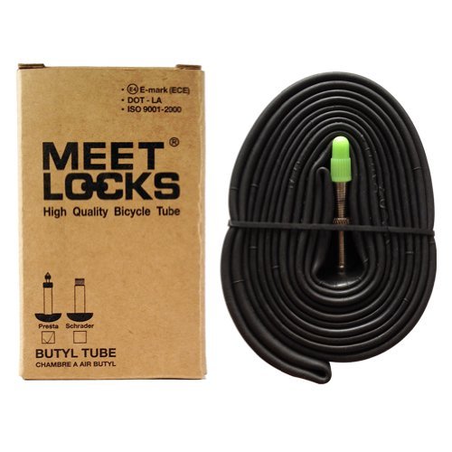 Bike Tube 27x1 1/4(700x28/32/35mm)Recycle Butyl Solid Brass Stem Valve Presta