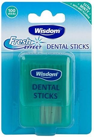 12 x Wisdom Fresh Effect Dental Sticks 100 Sticks by Wisdom