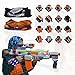 Tactical Vest Kit for Nerf N-Strike Elite Series - GLOW in the DARK ULTRA VALUE PACK! - 100 Bullets - CAMO Vest - Targets - Magazines - Bandana - Gun Holster