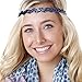 Hipsy Cute Fashion Adjustable No Slip Hairband Headbands for Women Girls & Teens (5pk Spring Floral Headbands)