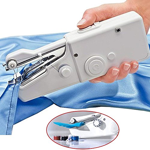 Awekris Sewing Machine Handheld Mini Quick Stitch Manual Sewing Machine Portable, Electronic Handy Sewing Machine Home Travel Kids