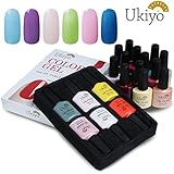 Ukiyo Gel Nail Polish Soak Off LED UV Gel Polish Multicolour / Mix Colour / Combo Colour Set Of 6pcs X 10ml - Kit Set (#08)