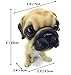 Bobbing Head Pug Dog Bobble Head Auto Car Dashboard Decors Toy Bulldog Ornaments