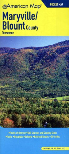Blount County Tn Map American Map Maryville/ Blount County, Tn Pocket Map: American Map Company:  9780841609976: Books