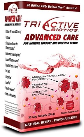 TriActive Biotics Advanced Care -For Immune Support & Digestive Health- 30 Day Supply - Powder Blend