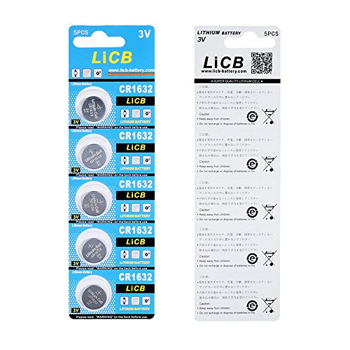 LiCB 10 Pack CR1632 3V Lithium Battery CR 1632