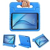 Color Our Life Samsung Galaxy Tab E 9.6 Kiddie Case-Shock Proof Light Weight Convertible Handle Stand Cover for Samsung Galaxy Tab E 9.6 Inch Tablet, Blue