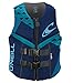 O'Neill Wetsuits Women's Reactor USCG Life Vest, Navy/River/Turquoise, 8 primary
