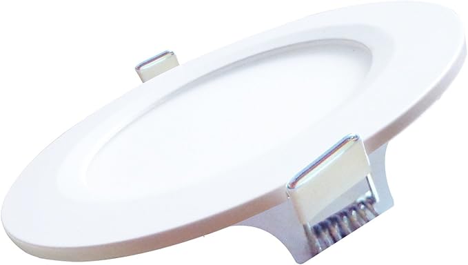 lampara redonda led 5w para plafon empotrable bote int 9cm 3500 6500 k