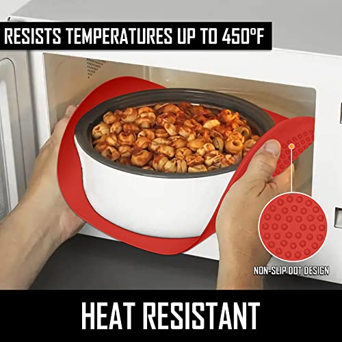 GDDGCUO MultiPurpose Silicone Microwave Mat, 10" and 12" Microwave