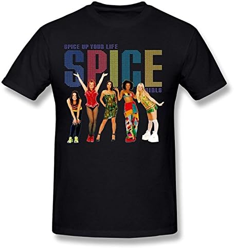 zebalon Men's Spice Up Your Life Spice Girls Band T Shirt