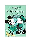 Flagology.com, Disney, Happy St. Patrick's Day Mickey & Minnie - Garden Flag 12.5