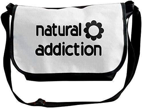 Unisex Natural Addiction Shoulder Bags Casual Handbag Travel Crossbody Bag Messenger Sling Bag