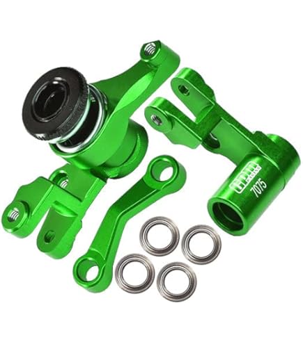 Blue Aluminum Steering Assembly With Bearings For Traxxas Slash Hoss Rustler Stampede 6845