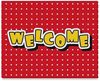 Arte de la pared Pintura Texto de bienvenida Carta Comic 