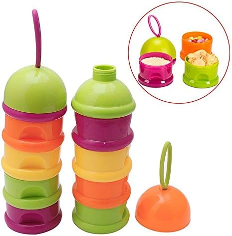 Pocktyle Random Color Kids Supplement Baby Care Formula Container Feeding Box Milk Powder Dispenser Food Storage
