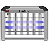 PestZilla Robust UV Electronic Bug Zapper Fly Zapper Killer Trap Pest Control– Protects Up to 6,000 Sq. Feet / For Indoor Use – Kills Flies, Mosquitoes, Insects, Etc – Enjoy an Insect Free Environment