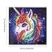 qiaoniuniu 5D Diamond Painting for Kids, Painting by Number Kits, Unicorn Toys, Arts Crafts Supply Set, Rhinestone Mosaic Making for Home Wall Decor Gifts for Christmas Birthday - Pony, Horse