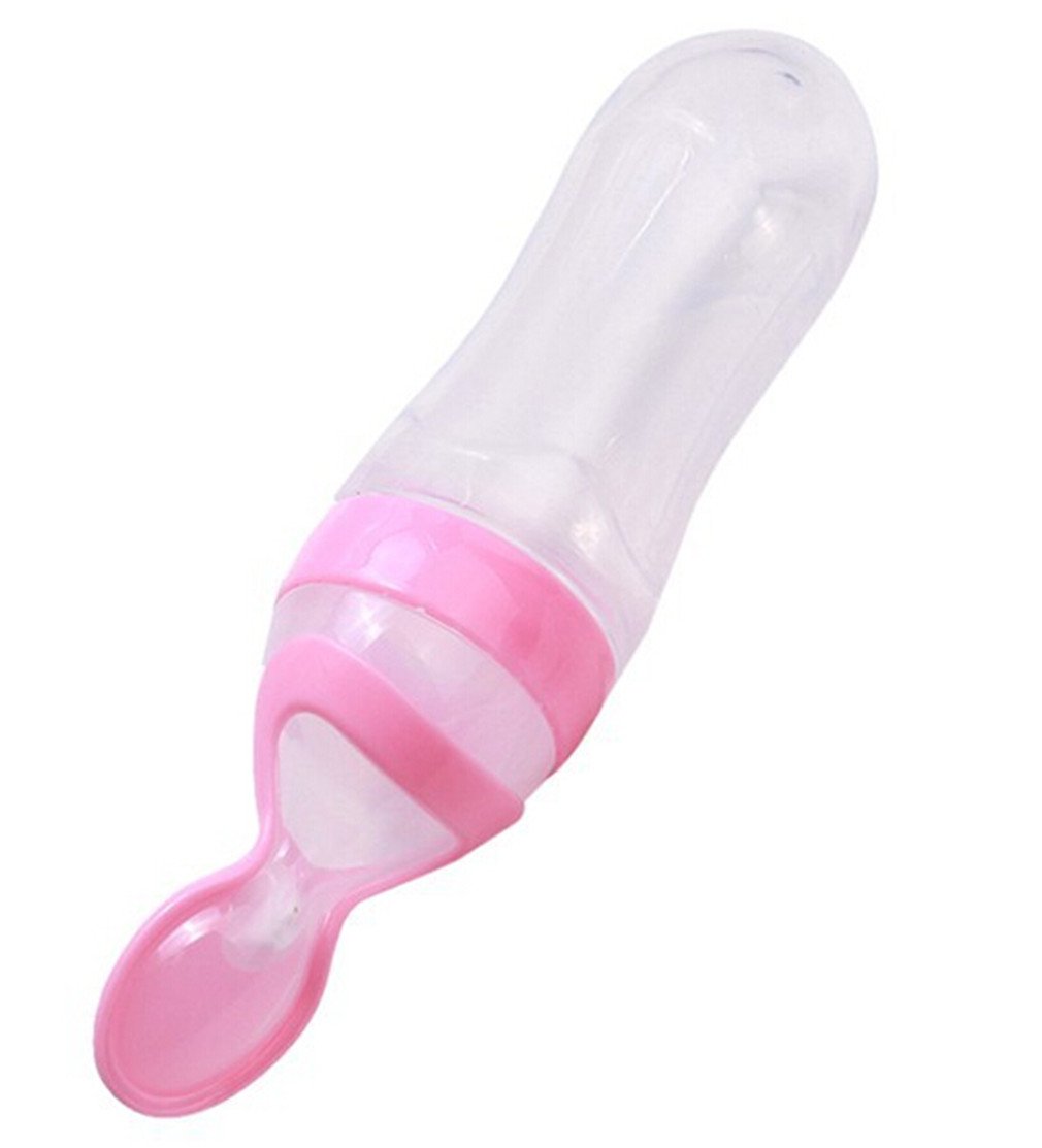 pink baby feeder