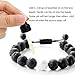 Maromalife Lava Stone Diffuser Bracelet Handmade Woven Bracelet Adjustable Braided Wristband Essential Oil Aromatherapy Bracelet Yoga Wristband with Lava Stone