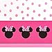 Minnie Mouse Party Supplies Tableware Bundle Pack for 16 Guests - Includes 16 Dinner Plates, 16 Dessert Plates, 16 Dinner Napkins, and 1 Tablecover