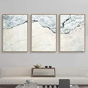 Framed Canvas Wall Art for Living Room, Bedroom Abstract Zen Canvas Prints for Home Decoration Ready to Hanging - 16"x24"x3 Panels