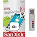 SanDisk Ultra 64GB MicroSD XC Class 10 UHS-1 Mobile Memory Card for Samsung Galaxy S7 & S7 Edge with USB 2.0 & SD Memory Card Reader