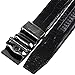 moonsix Dress Belts for Men,Business Ratchet Genuine Leather Belt with Automatic Buckle,Style 2 Coffee