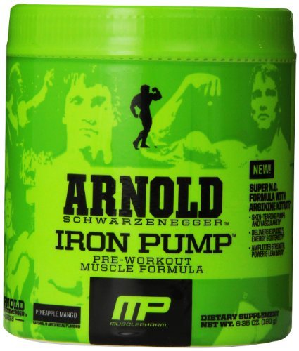 Arnold Schwarzenegger Series Arnold Iron Pump Supplement, Pineapple Mango, 6.35oz by Arnold Schwarzenegger Series