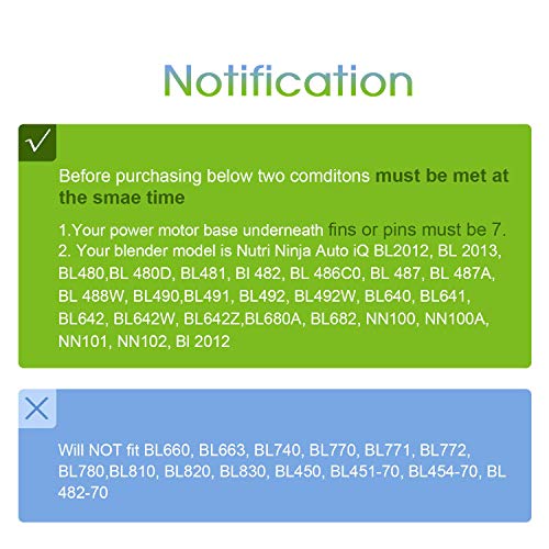 7Fins Extractor Blade Assembly with Rubber Gasket Blender Replacement