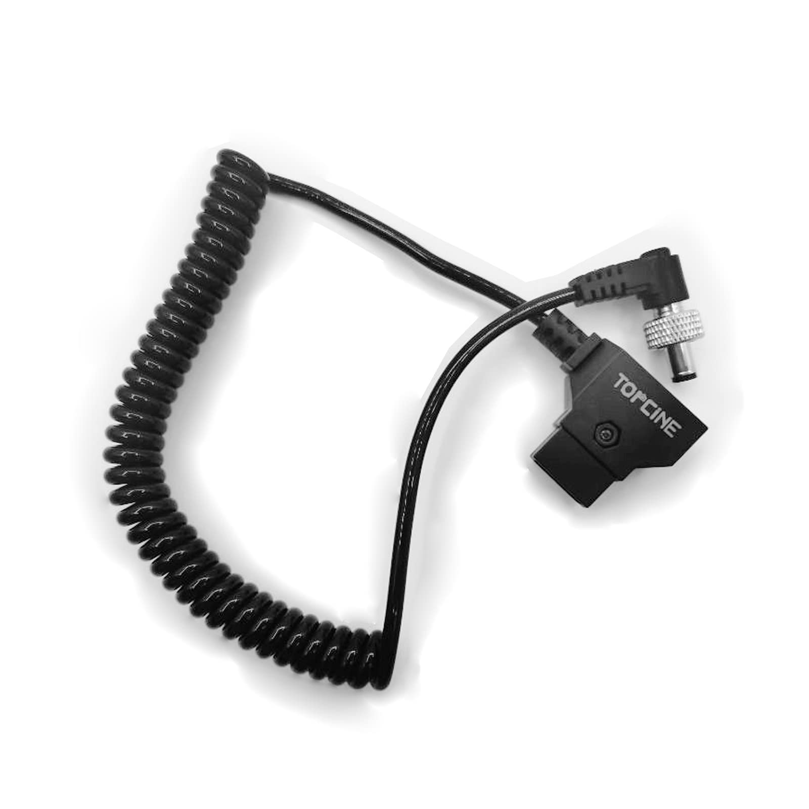 Topcine D-Tap to Locking DC 5.5x2.5mm Monitor Power Cable 12V Compatible for Sony PIX-E7 PIX-E5 Atomos Ninja V/Shogun, Ikan DJI Monitor, Hollyland Mars 400s Smallhd Indie 7 Aputure LED Lights and more