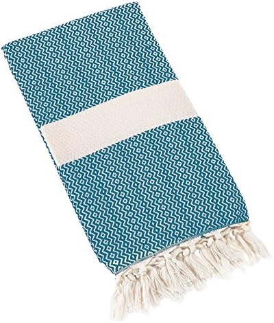 Eshma Mardini Turkish Cotton Quilt Bed Spread Blanket Bed Cover for All Season 98" x 77.5" - Patrol Blue