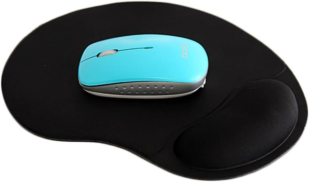 Tenshing Mouse Wrist Rest Pads ,Black Mouse Pad for typist Office