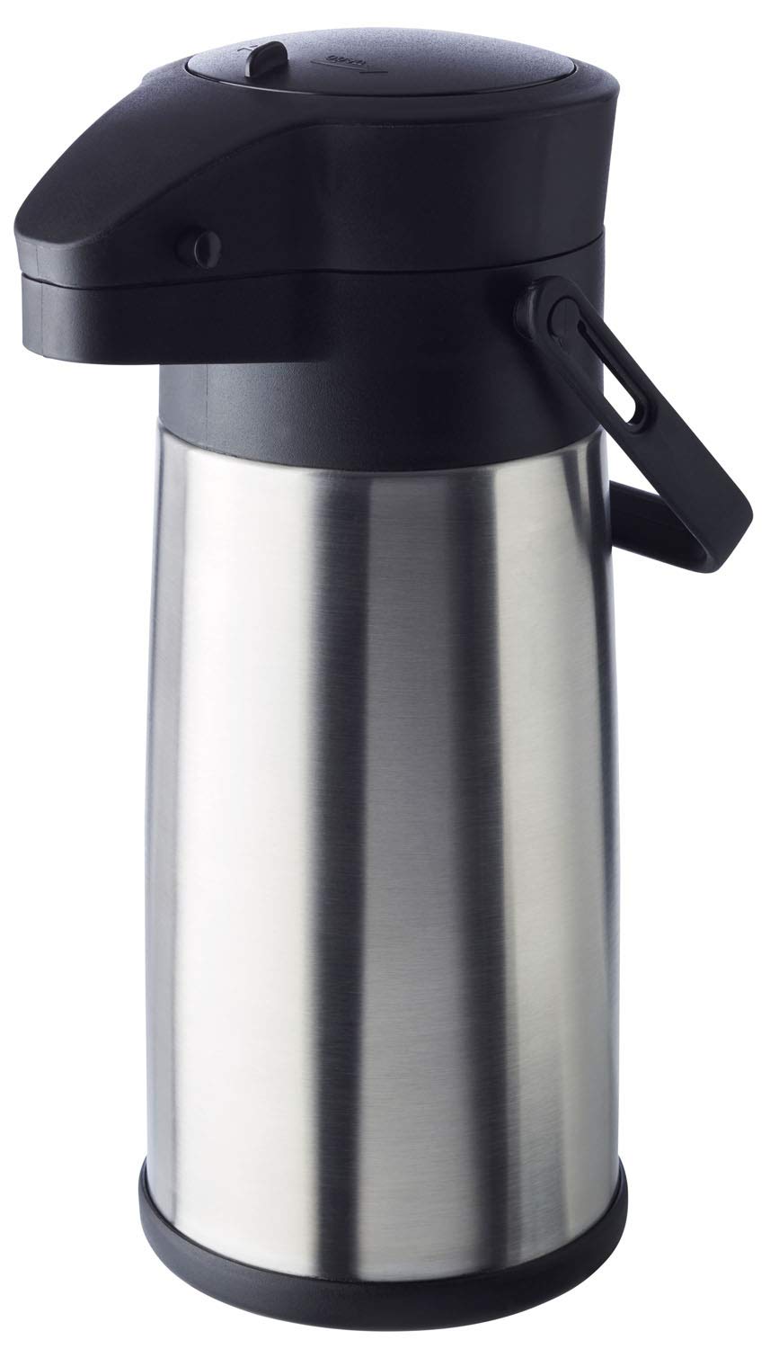 APS Pump Pot Vacuum Jug – Budget Stainless Steel and Polypropylene Diameter 13.5 cm/Height 32.5 cm