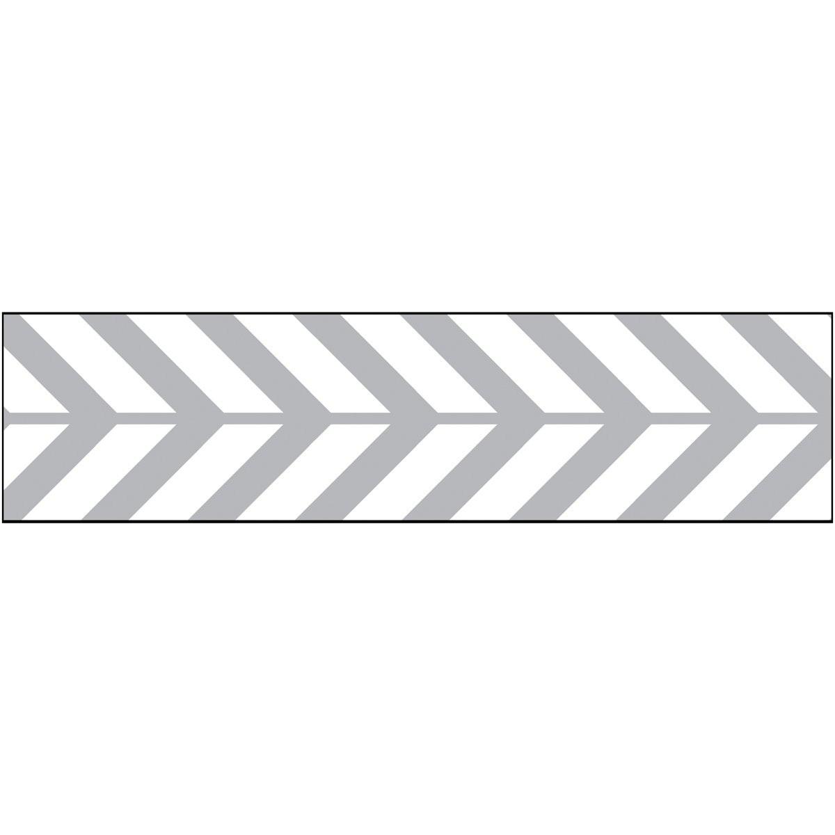American Crafts Silver Arrow-Glitter Ribbon 7/8 3Y, Acrylic, Multicolour, 8.12x8.12x2.61 cm