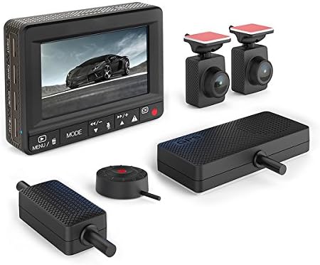 Esky 2.4-inch Full HD H.264 1080P Car Vehicle DVR Road Dash Video Camera Recorder Traffic Dashboard Camcorder, with Built-in Mic and Suction Cup Bracket, Golden