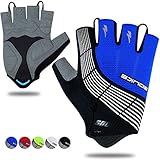 Souke Sports Cycling Bike Gloves Padded Half Finger