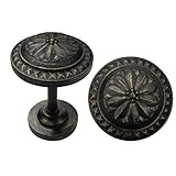 Urbanest Colette Decor Drapery Medallion Holdback, 2 Pcs (Burnt Gold)