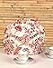 RAJRANG BRINGING RAJASTHAN TO YOU Pure Cotton Restaurant Accessories - Indian Ethnic Tea Cozies Floral Hand Block Printed Kettle Cover Cute Pink and Off-White 14x11 Inches