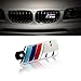 COGEEK 3D Metal Sport ///M Front Hood Grill Grille Badge Emblem Stickers Screws Car Styling Accessories for BMW M3 M5 X1 X5 X6 E39 E60