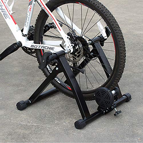 LuckyerMore Portable Bike Trainer Stand Steel Stationary Bicycle