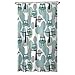Maytex Owl Fabric Shower Curtain, 70X72, Blue