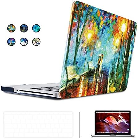 Sunky - MacBook Pro 13 inch Case with Retina Display (NO CD-ROM Drive), Rubberized Matte Soft-Touch Plastic Hard Laptop Case Cover &amp; Keboard Skin &amp; Screen Protector (A1502 &amp; A1425)- Lover