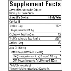 Nature Made Algae 540 mg Omega 3