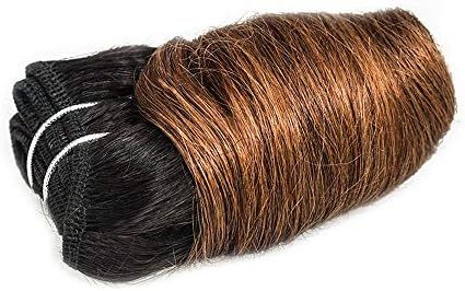 Black Friday Deals 2018 Bob Peruvian Loose Wave 4 Bundles 200g Wholesale Lots 12 Color Ombre Weave Spring Curly Wet And Wavy Human Hair Extensions (T1B/30#)