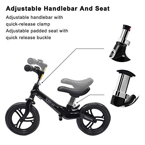 XJD Kids Balance Bike No Pedal Bicycle for Ages 18 Months to 5 Years
